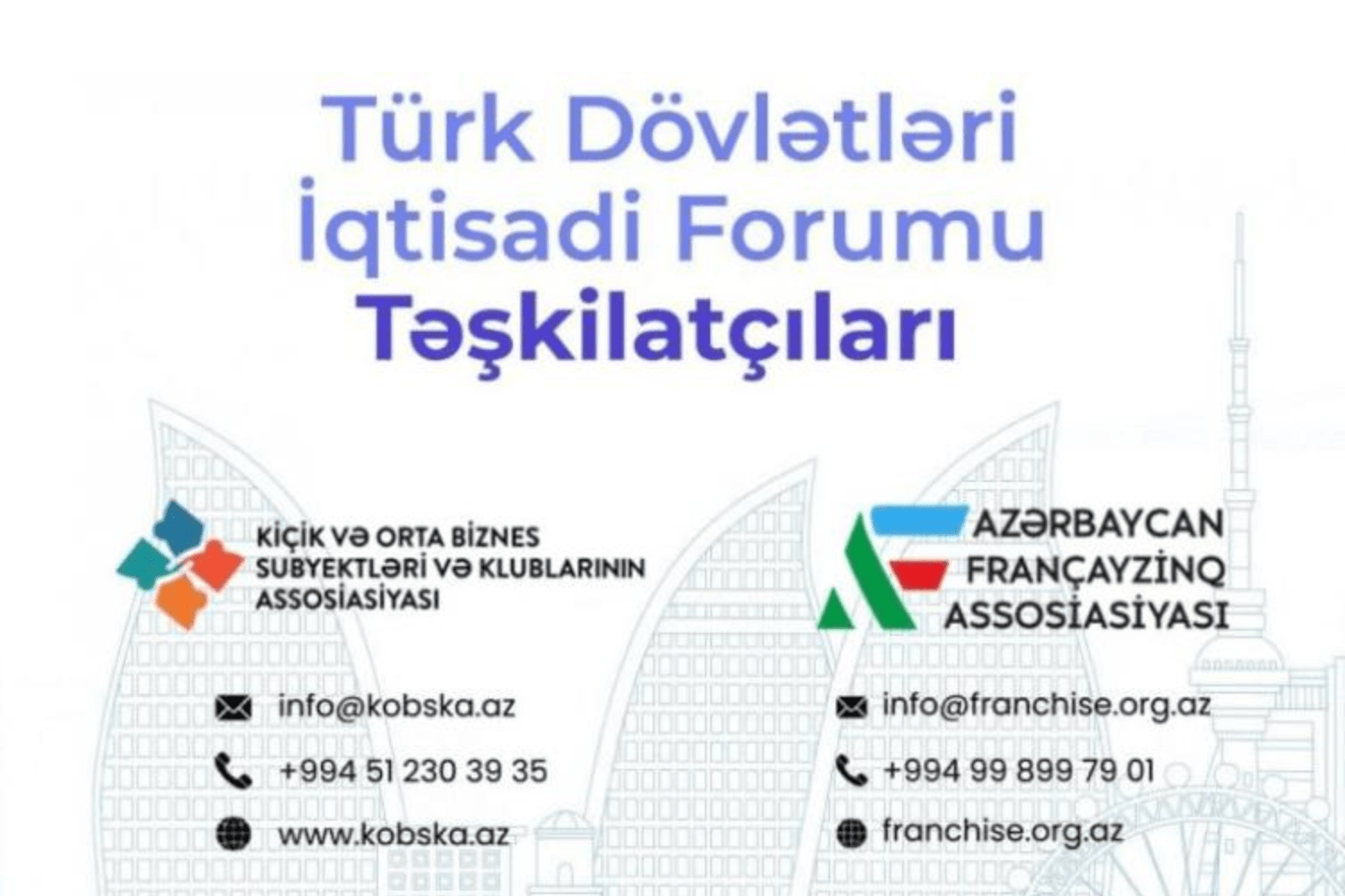 Azərbaycanda ilk dəfə Türk Dövlətləri İqtisadi Forumu keçiriləcək
